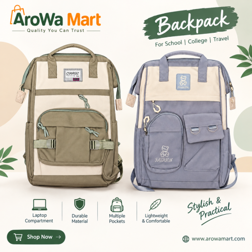 Premium Fashion Backpack Stylish & Practical Backpack for School, College & Travel